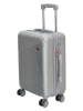 Beagles Hardcase-Trolley in Silber - (B)36 x (H)54 x (T)20 cm