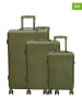 Beagles 3-delige hardcase-trolleyset "Beagles" kaki