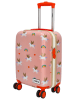ZEBRA Hardcase-trolley lichtroze/meerkleurig - (B)32 x (H)46 x (D)22 cm