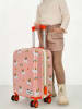 ZEBRA Hardcase-Trolley in Rosa/ Bunt - (B)32 x (H)46 x (T)22 cm