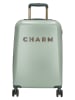 Charm Hardcase-Trolley in Grün - (B)36 x (H)55 x (T)20,5 cm