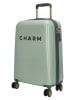 Charm Hardcase-Trolley in Grün - (B)36 x (H)55 x (T)20,5 cm