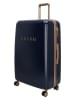 Charm 2-delige hardcase-trolleyset donkerblauw