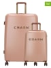 Charm 2-delige hardcase-trolleyset beige