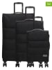 ZEBRA Walizki (3 szt.) w kolorze czarnym