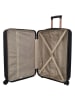 Charm 3-delige hardcase-trolleyset zwart