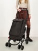 Beagles Einkaufstrolley in Schwarz - (B)60 x (H)113 x (T)40 cm