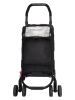 Beagles Einkaufstrolley in Schwarz - (B)60 x (H)113 x (T)40 cm