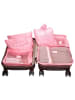 Charm 7-delige set: reisorganizers roze