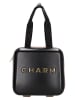 Charm Kosmetiktasche in Schwarz - (B)32 x (H)30 x (T)18 cm