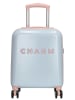 Charm Hardcase-Trolley "Capetown" in Hellblau - (B)34 x (H)45 x (T)20 cm