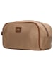 Charm Kosmetiktasche "Buckingham" in Hellbraun - (B)25 x (H)15 x (T)14 cm