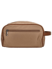 Charm Kosmetiktasche "Buckingham" in Hellbraun - (B)25 x (H)15 x (T)14 cm