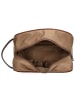 Charm Kosmetiktasche "Buckingham" in Hellbraun - (B)25 x (H)15 x (T)14 cm