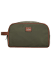 Charm Kosmetiktasche "Buckingham" in Khaki - (B)25 x (H)15 x (T)14 cm