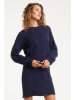 Smashed Lemon Sukienka dzianinowa w kolorze granatowym