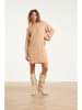 Smashed Lemon Gebreide jurk beige