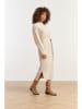 Smashed Lemon Gebreide jurk beige