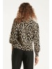 Smashed Lemon Bluse in Schwarz/ Beige