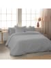 Monsun Perkal dekbedovertrek "Sakura" grijs