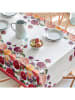 Mint Rugs Tischdecke "Floral And Tropical Darlin" in Weiß/ Rot