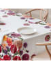 Mint Rugs Tischdecke "Floral And Tropical Darlin" in Weiß/ Rot