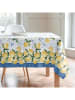 Mint Rugs Tischdecke "Floral And Tropical Doris" in Weiß/ Gelb/ Blau