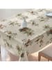 Mint Rugs Obrus "Natural Bird" w kolorze kremowo-zielonym