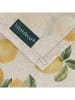 Mint Rugs Tafellaken "Natural Lemon" crème/geel/groen