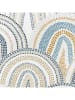 Mint Rugs Tafellaken "Nordic Margot" wit/beige/blauw