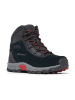 Columbia Skórzane botki "Youth Newton Ridge Amped" w kolorze czarno-czerwonym