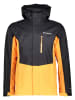 Columbia Kurtka przeciwdeszczowa "Pouring Adventure" w kolorze żółto-czarnym