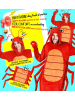 Carnival Party Kostümoverall "Lobster" in Rot/ Orange