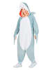 Carnival Party Kostuumpak "Shark" grijs/wit