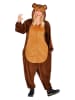 Carnival Party Kombinezon kostiumowy "Bear" w kolorze brązowo-jasnobrązowym