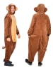 Carnival Party Kostümoverall "Monkey" in Braun/ Beige