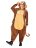 Carnival Party Kostümoverall "Monkey" in Braun/ Beige
