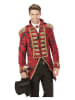 Carnival Party Kostuumblazer "Red Jacquard Parade Coat" rood/goudkleurig