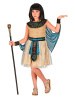 Carnival Party 3-delig kostuum "Egyptische Pharaoh" goudkleurig/blauw