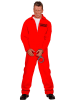 Carnival Party 2-częściowy kostium "Inmate" w kolorze czerwonym
