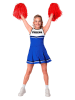 Carnival Party Kostümkleid "Cheerleder" in Blau/ Weiß