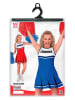 Carnival Party Kostümkleid "Cheerleder" in Blau/ Weiß