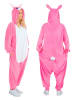 Carnival Party Kostümoverall "Häschen" in Rosa/ Weiß