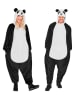 Carnival Party Kostümoverall "Panda" in Weiß/ Schwarz