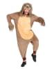 Carnival Party Kostuumpak "Flautier" beige/lichtbruin