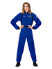Carnival Party Kostümoverall "Astronaut'' in Blau