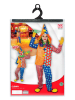 Carnival Party 3-częściowy kostium "Clown" ze wzorem