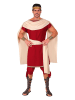 Carnival Party 4-delige kostuum "Romeinen" rood/crème