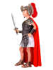 Carnival Party 3-częściowy kostium "Roman Centurion" w kolorze czarno-czerwono-białym