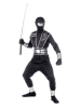 Carnival Party 6-delig kostuum "Spiegel Ninja" zwart